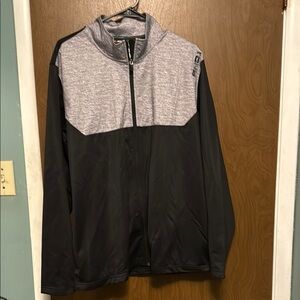 And1 Black and Gray Lightweight Jacket with Color-Block Design size XL